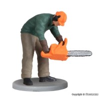 VI1548  Timber worker with a chainsaw  (HO)